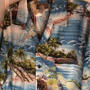 Kalaheo Hawaii USA Hawaiian Shirt Men’s Large